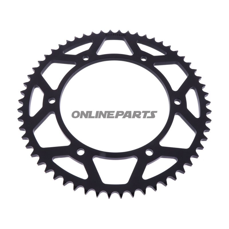 Alu-Kettenrad 58Z Teilung 428 schwarz Esjot Innendurchmesser 136 Lochkreis 156