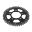 Tandhjul Dual 44Z tænder 525 sort ZF Indre diameter 080 Hulmønster 110 bl.a. Honda CRF 1100 L A