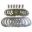 Kobling Aramid EBC lameller + fjedre + skiver bl.a. Honda CB 600 F