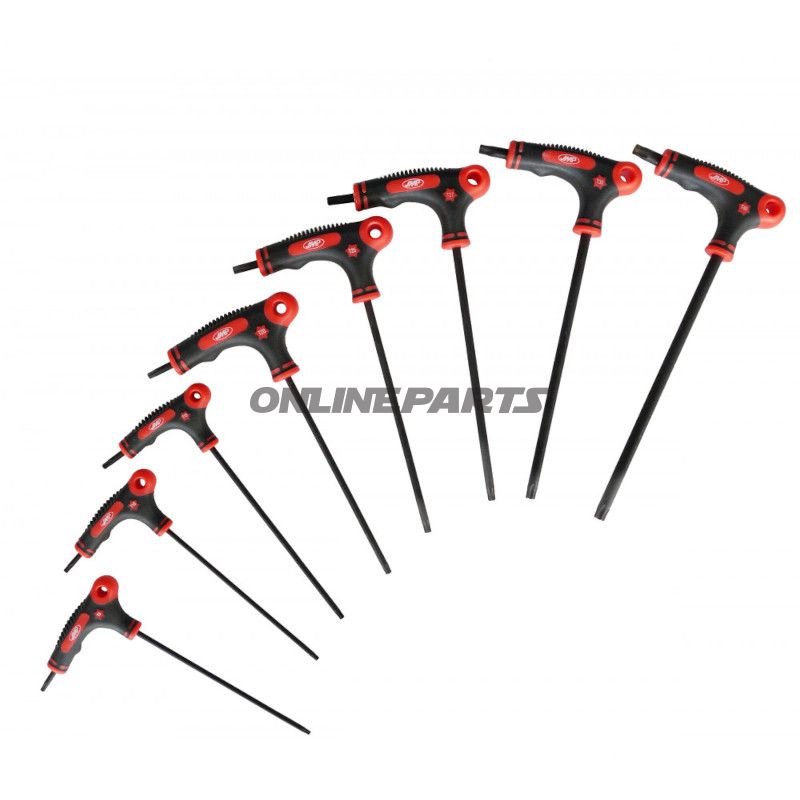 T-Greb Skrue DR Torx Sæt JMP 8-delt T9-T40 Inklusiv Holder