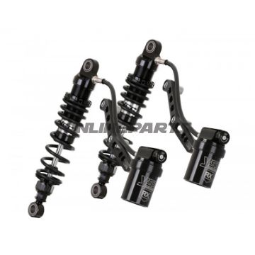 YSS TWIN STØDDÆMPER SORT UDGAVE 60-110 KG