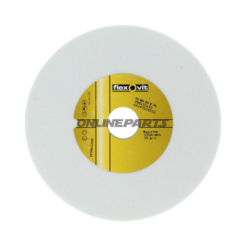 Schleifbockscheibe K80 200X32X32MM Flexovit