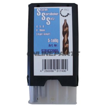 STEPS SPIRALB KIT 5 STK HSSG M2 4-10 mm
