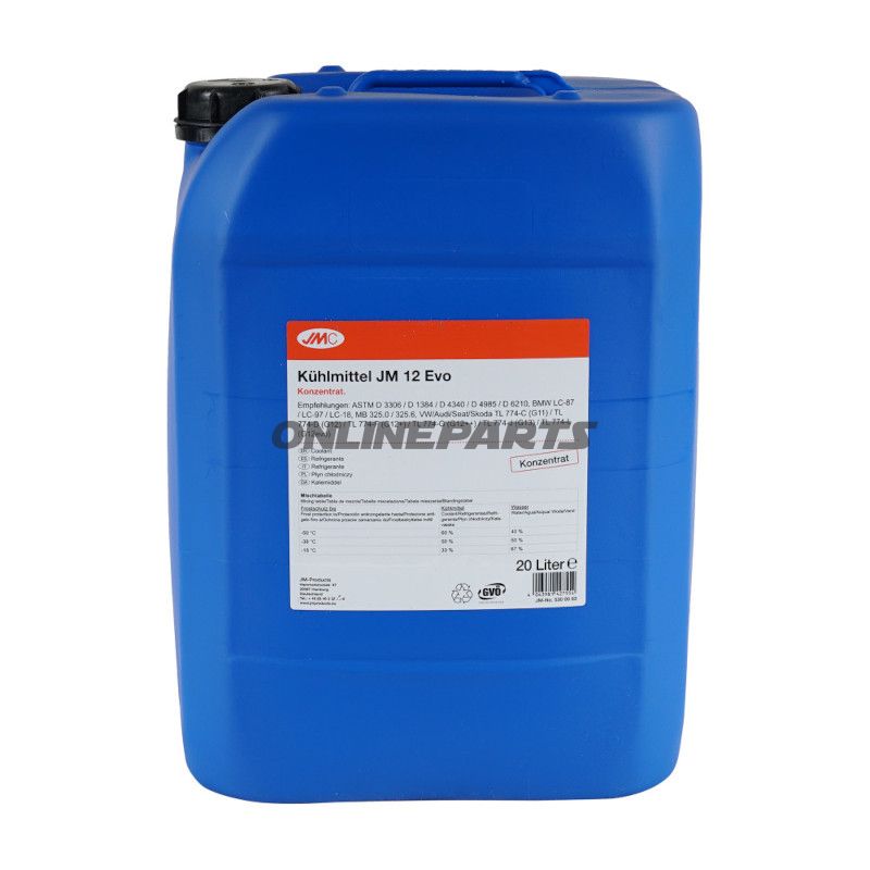 KØLEVÆSKE JM 12 EVO 20L JMC MED FROSTBESKYTTELSE ABLHAH 6502007