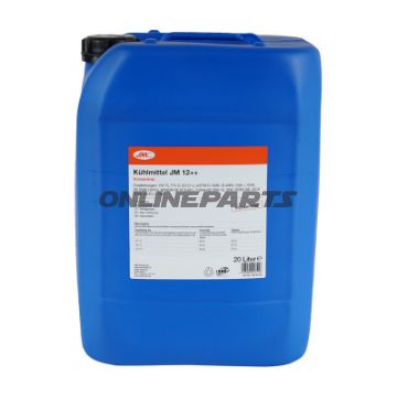 KØLEVÆSKE JM 12++ 20L JMC MED FROSTBESKYTTELSE AFLØBSHANE 6502007