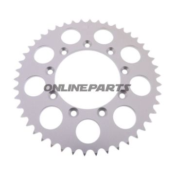 BAGESTE TANDHJUL ALUMINIUM 46 TAND PITCH 520 SØLV