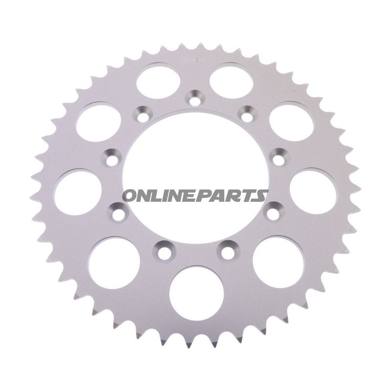 BAGESTE TANDHJUL ALUMINIUM 46 TAND PITCH 520 SØLV