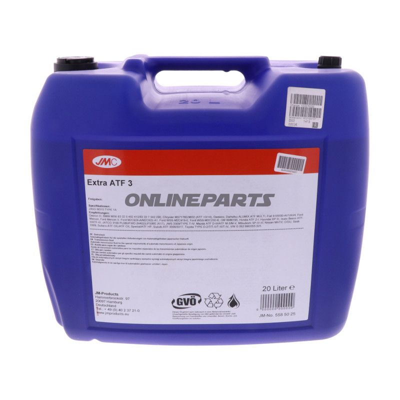 OEL GETR ATF 3 20L JMC EKSTRA