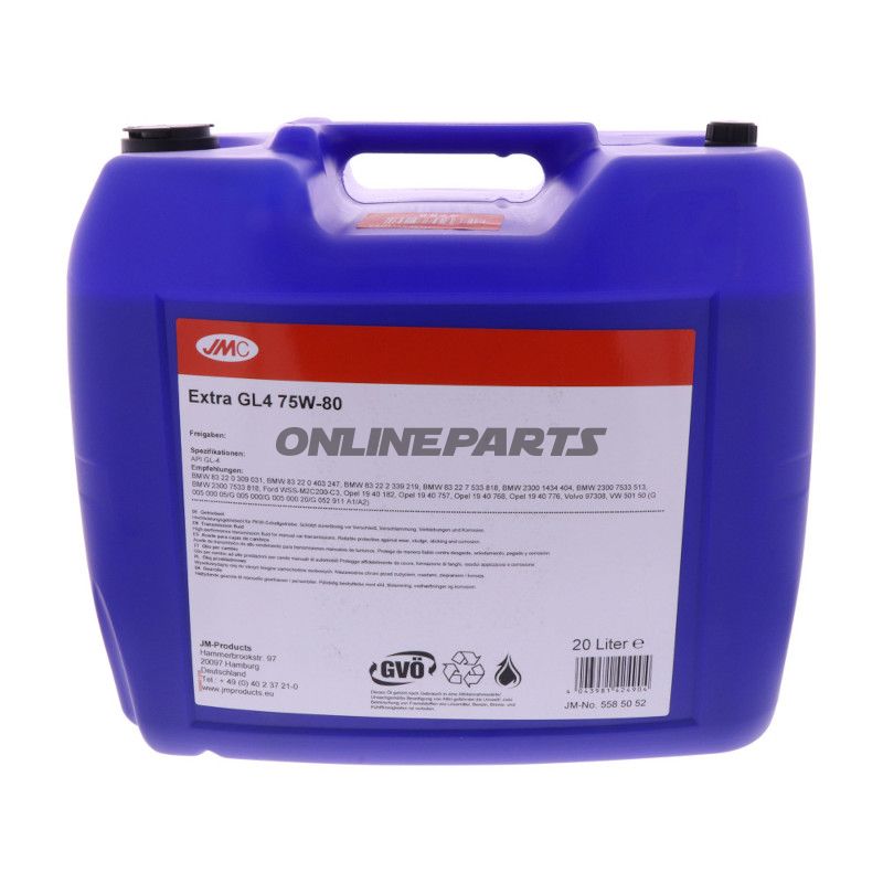 OEL GETR GL4 75W80 20LJMC EKSTRA