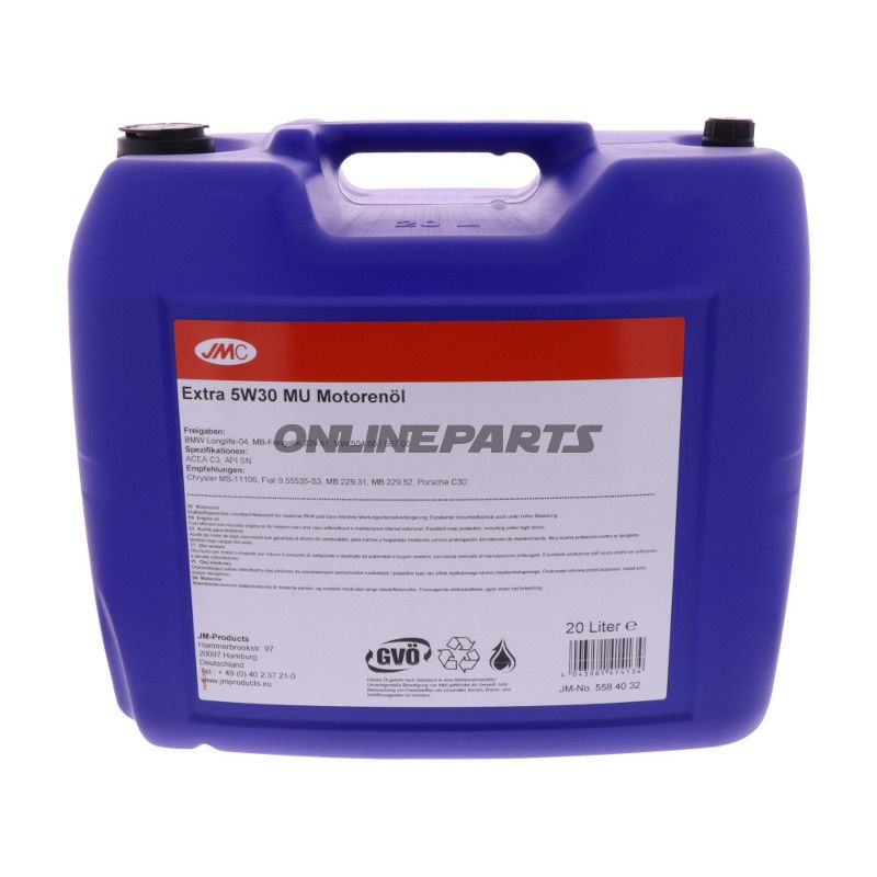 OEL MOT 5W30 MU 20L JMC EKSTRA ALTN 5580161