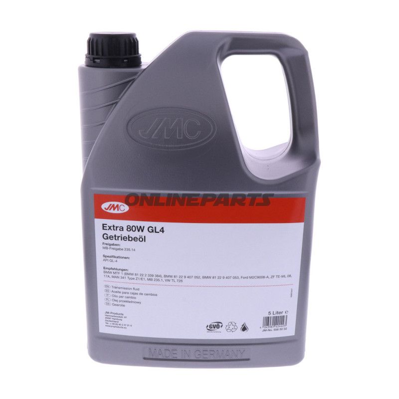 OEL GETR GL4 80W 5L JMC EKSTRA