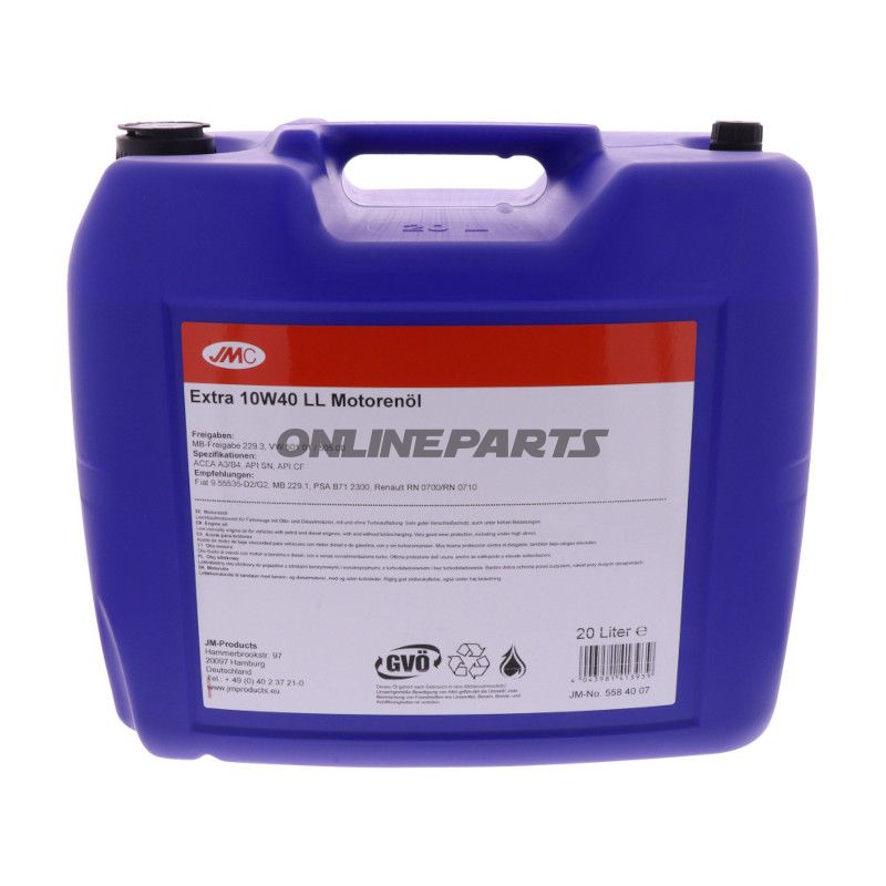 OEL MOT 10W40 LL 20L JMC EKSTRA