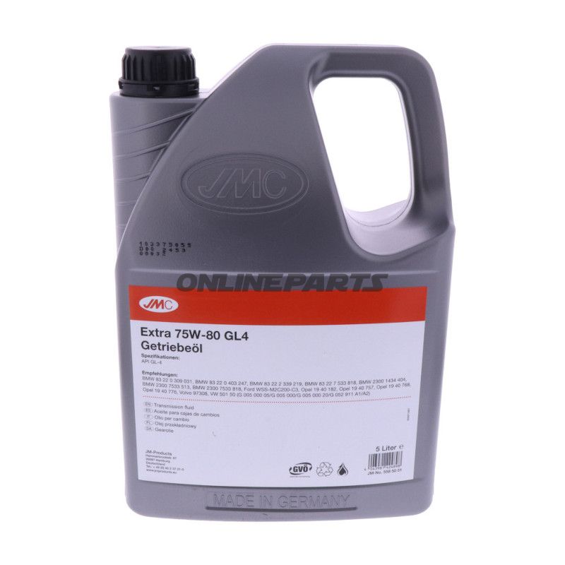 OEL GETR GL4 75W80 5L JMC EKSTRA