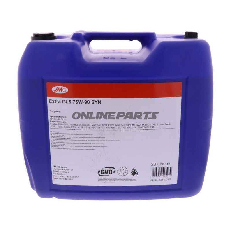 OEL GETR GL5 75W90 20LJMC SYN EKSTRA