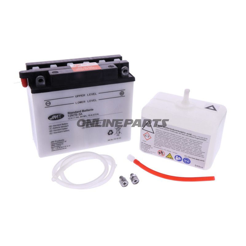 Batteri motorcykel 12N7B-3A JMT