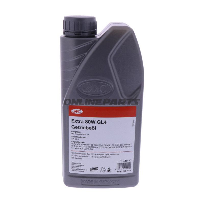 Gearolie GL4 80W 1 liter JMC ekstra