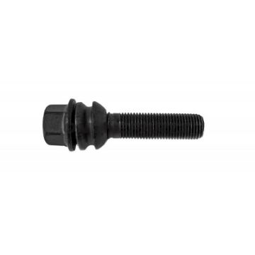 Hjulbolt M14X1.5X51 KU19 Løs skive Sort