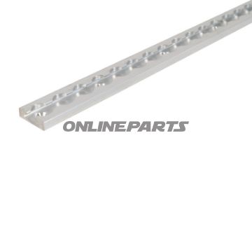 Spændeskinne Airline 6ON aluminium hjørne/1500x34x9.6 mm