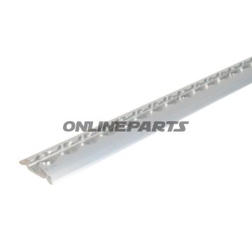 Spændeskinne Airline 6ON aluminium rund/1500x50x11.5 mm