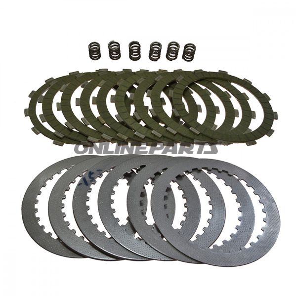 Kobling Aramid EBC lameller + fjedre + skiver bl.a. Suzuki TL 1000 S