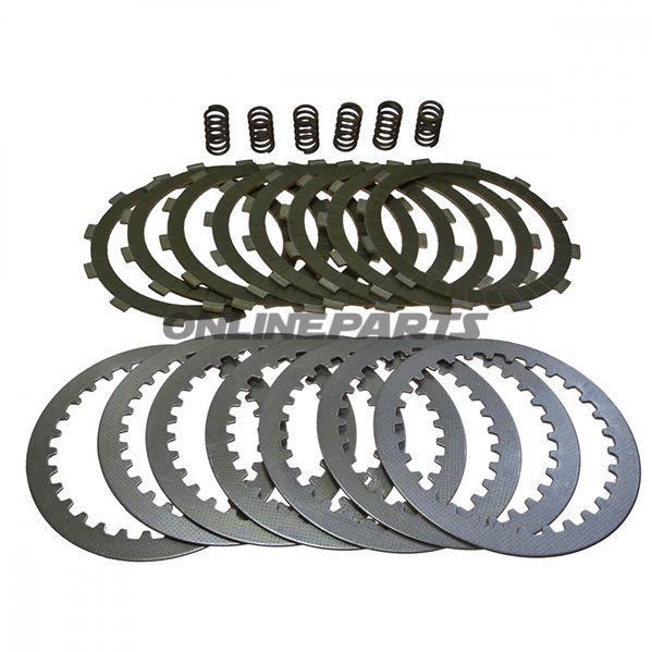 Kobling Aramid EBC lameller + fjedre + skiver bl.a. Kawasaki GPZ 900 R