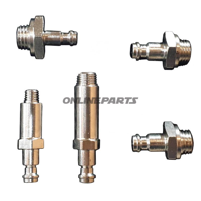ADAPTER HØJTRYKS BENZIN DIAGNOSTISK SÆT 5-DELT.