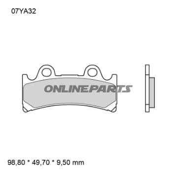 BREMSEKLODSER SINTRET VEJ FORAN SA BREMBO Alternativ: 7328826