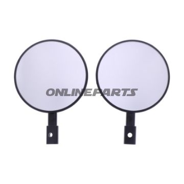 Bar ende spejl sort Alternativ: 7130195 venstre + højre