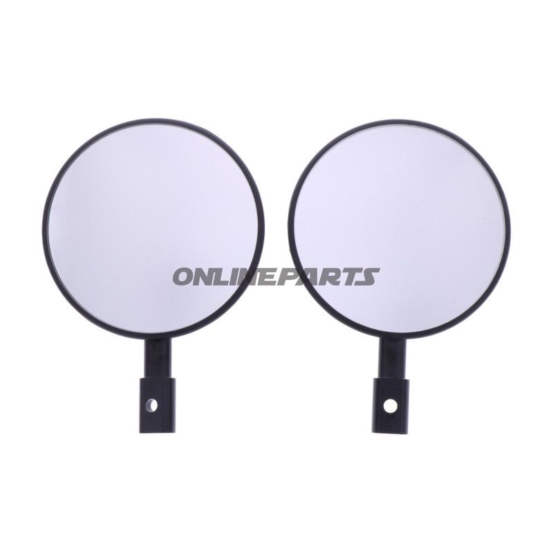 Bar ende spejl sort Alternativ: 7130195 venstre + højre