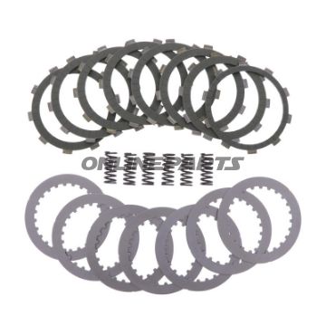 Koblingssæt aramid EBC lameller + fjedre + skiver