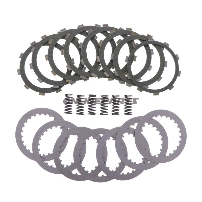 Koblingssæt aramid EBC lameller + fjedre + skiver