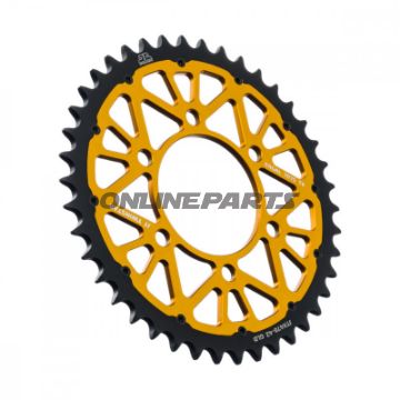 BAGESTE TANDHJUL TWINSTAR 42 TAND PITCH 520 GULD