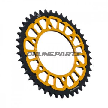 BAGESTE TANDHJUL TWINSTAR 42 TAND PITCH 520 GULD