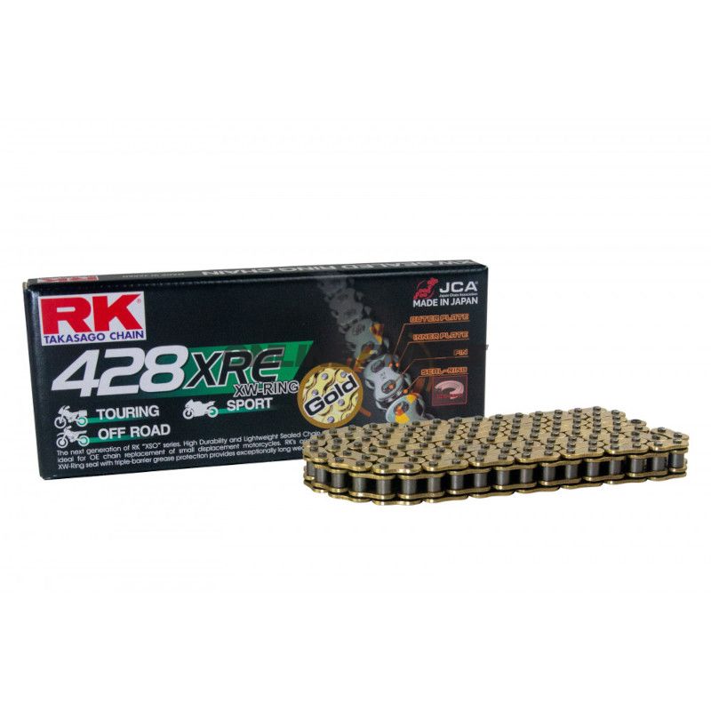 RK XW RINGKÆDE GB428XRE/134 ÅBEN KÆDE MED CLIP LINK