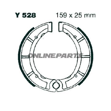 Bremsebakker med fjedre fra Ebc altn 7860380/7321797 bl.a. Yamaha XT 500