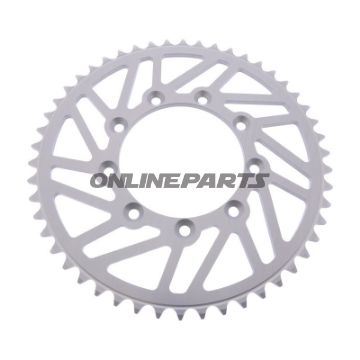 Alukædehjul 50T deling 520 sølv