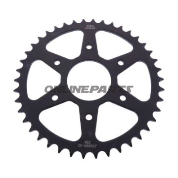 Tandhjul 42T deling 520 sort indvendig diameter 063 boltecirkel 110