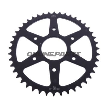 Tandhjul 44T deling 520 sort indvendig diameter 063 boltecirkel 110