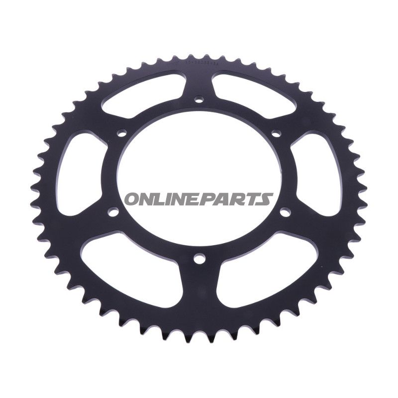 Kædehjul 54Z deling 520 sort, indvendig diameter 136, boltecirkel 156