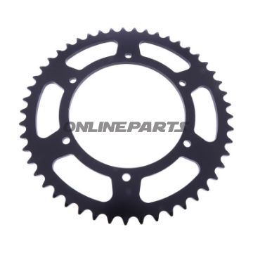 Kædehjul 49Z deling 520 sort, indvendig diameter 136, boltecirkel 156