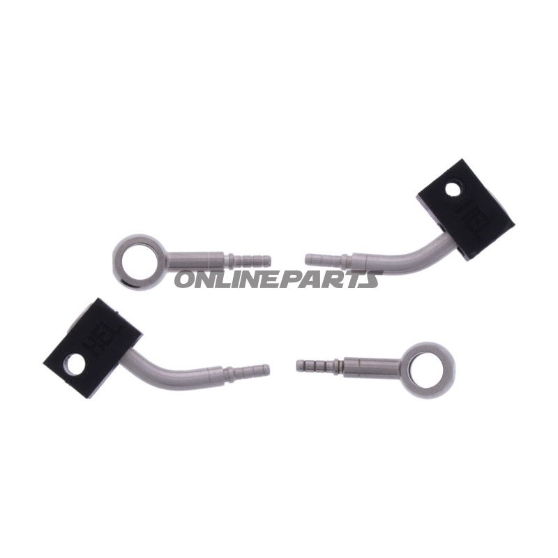 Bremsslange Stålflex Kit Tilslutning sølv 2-delt bl.a. Yamaha YZF-R1 1000 M