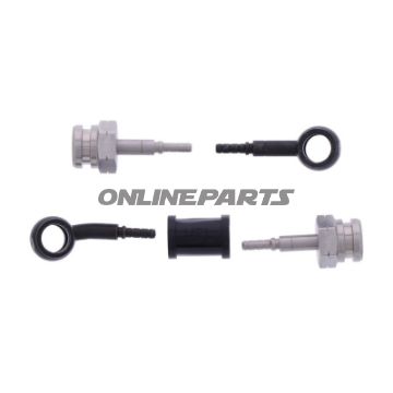 Bremsslange Stålflex Kit Tilslutning sort 2-delt bl.a. Suzuki GSF 1250 SA