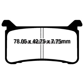 Bremseklods Sinter GPFAX EBC  bl.a. Honda CB 1100 RS NA