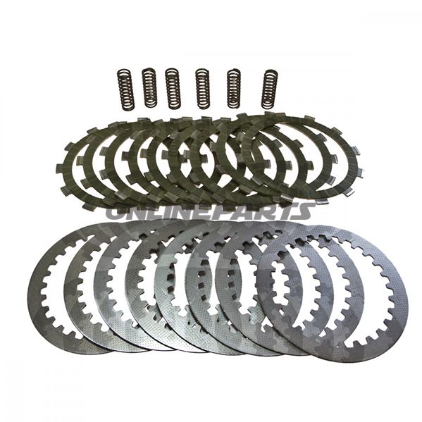 Kobling Aramid EBC lameller + fjedre + skiver bl.a. Yamaha YZF-R6 600