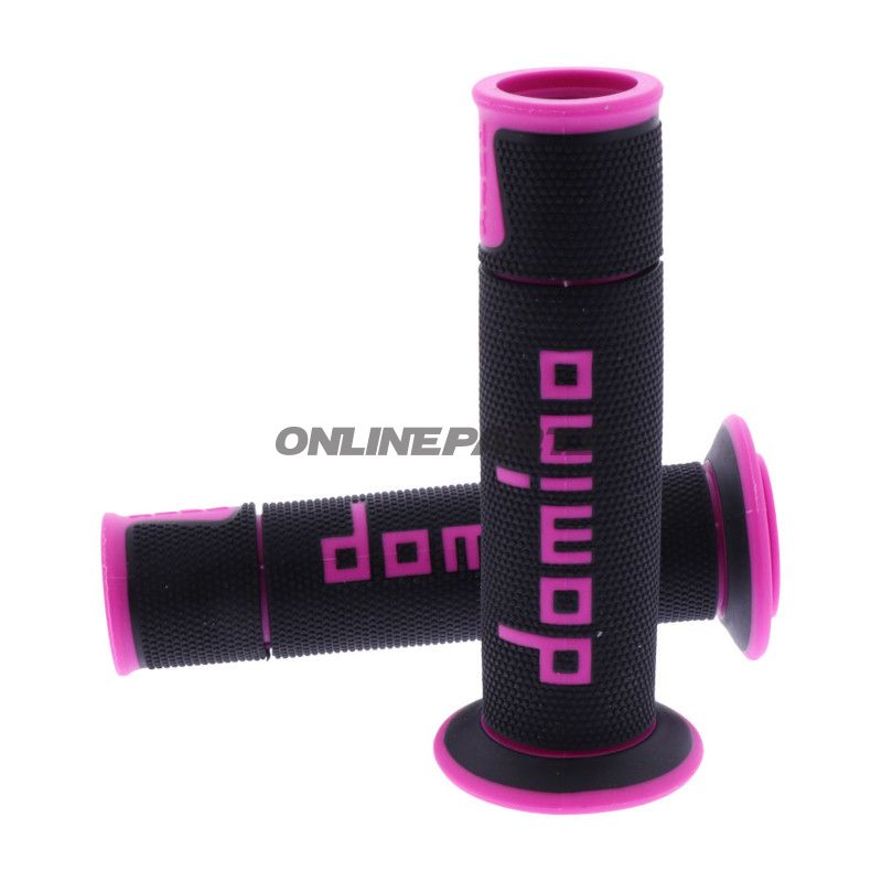 Gummigreb A450 sort/pink Domino D.22/26 mm åben