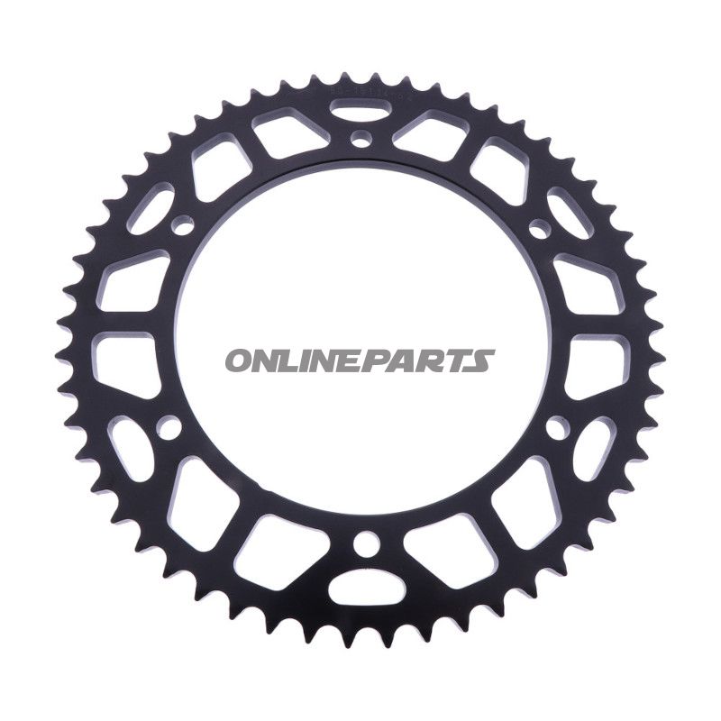 Kædehjul 54T deling 428 sort indvendig diameter 136 boltecirkel 156