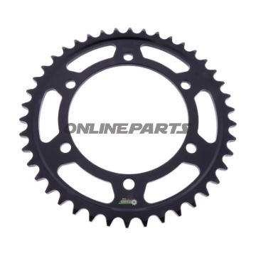 BAGESTE TANDHJUL 42 TANDAFSTAND 525 INDVENDIG DIAMETER 121 BOLTAFSTAND 140