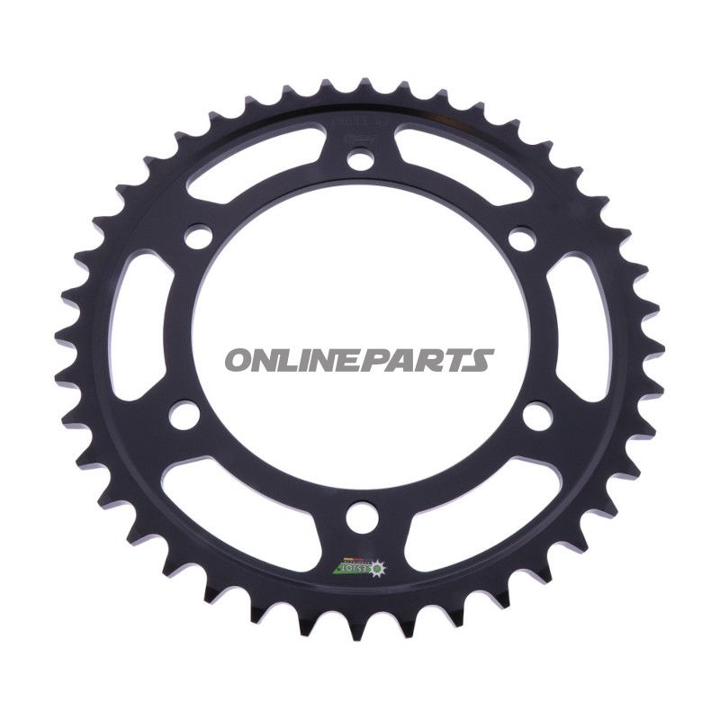 BAGESTE TANDHJUL 42 TANDAFSTAND 525 INDVENDIG DIAMETER 121 BOLTAFSTAND 140