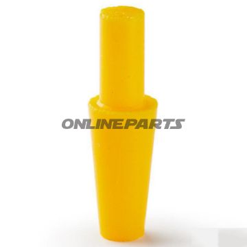 STIK SILIKONE 6,4 MM 10 STYKKER GUL TIL KLIMALEITG