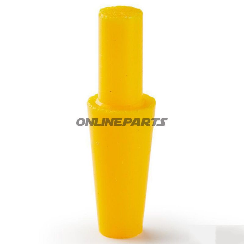 STIK SILIKONE 6,4 MM 10 STYKKER GUL TIL KLIMALEITG